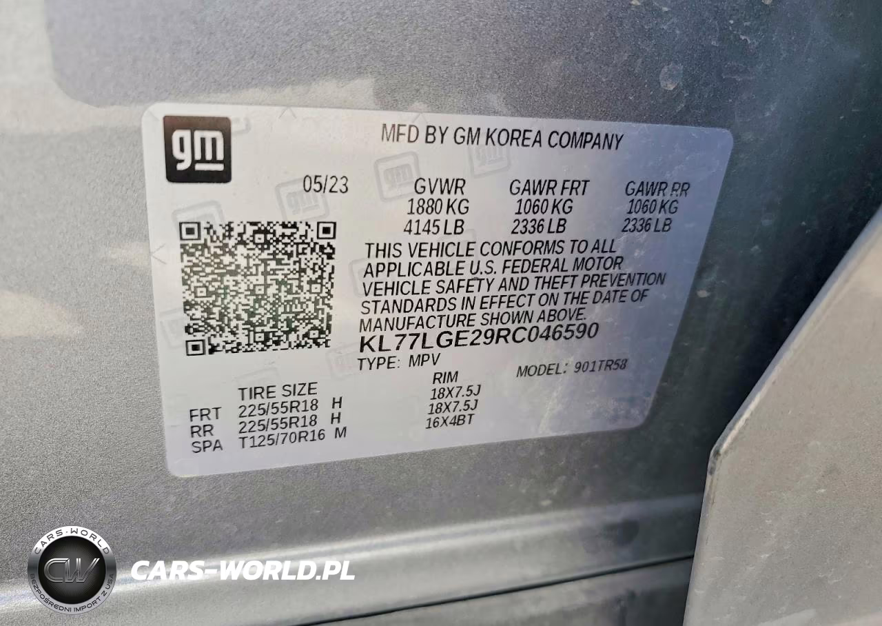 2024 Chevrolet Trax 1Rs VIN:KL77LGE29RC046590 - 13