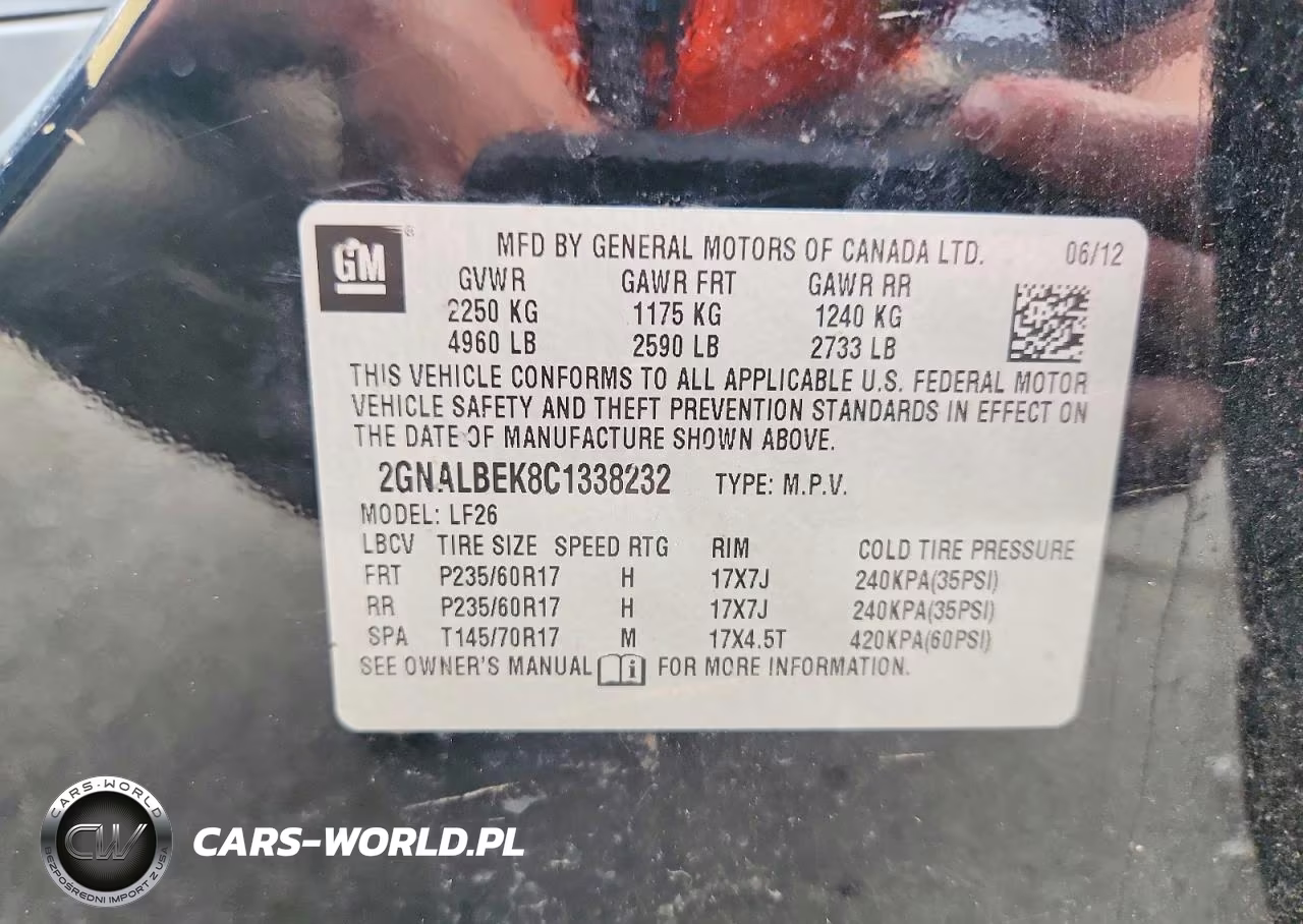 2012 Chevrolet Equinox Ls VIN:2GNALBEK8C1338232 - 13