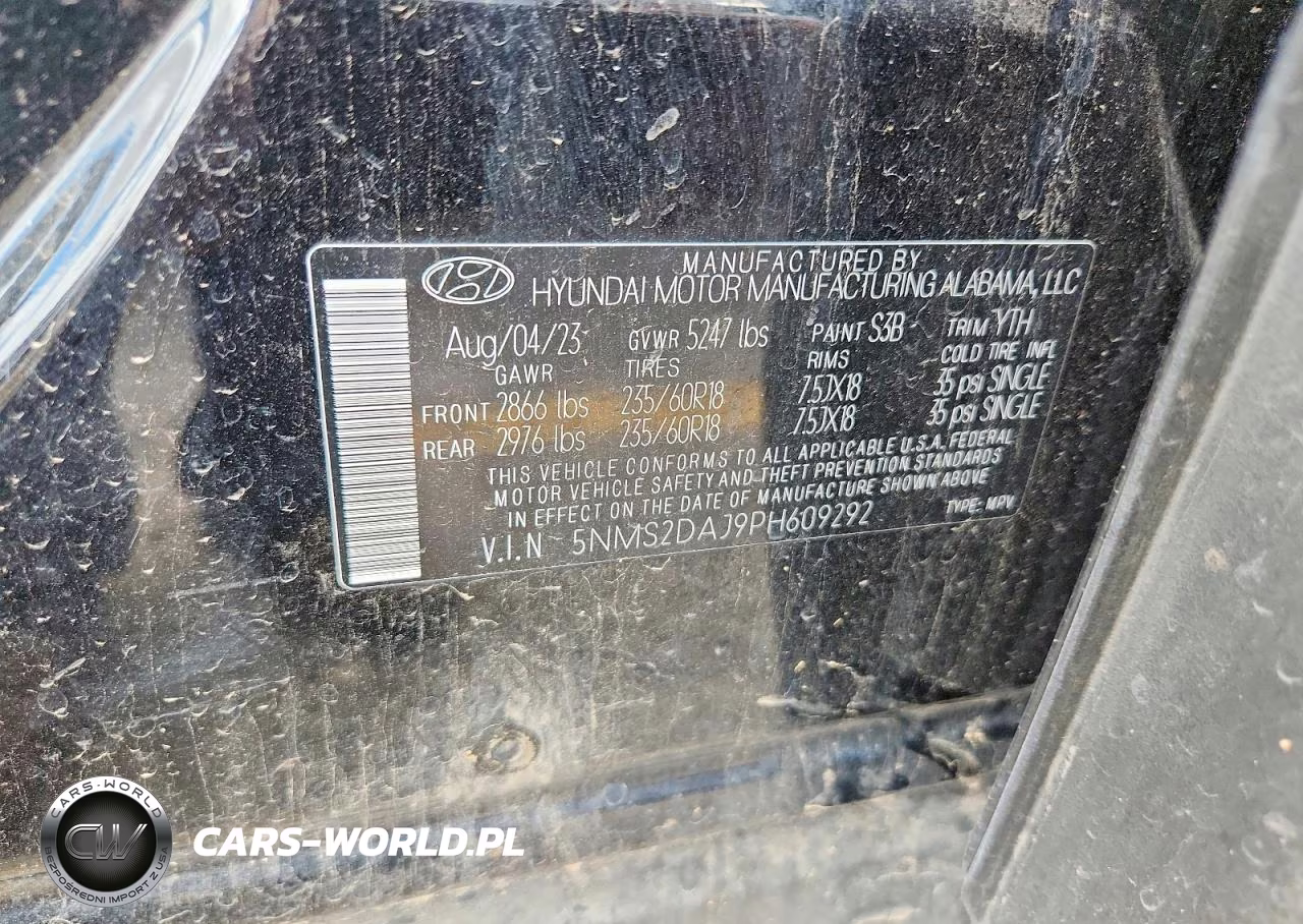 2023 Hyundai Santa Fe Sel VIN:5NMS2DAJ9PH609292 - 13