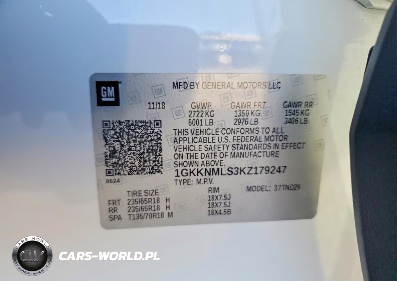 2019 GMC Acadia Slt-1 VIN:1GKKNMLS3KZ179247 - 14