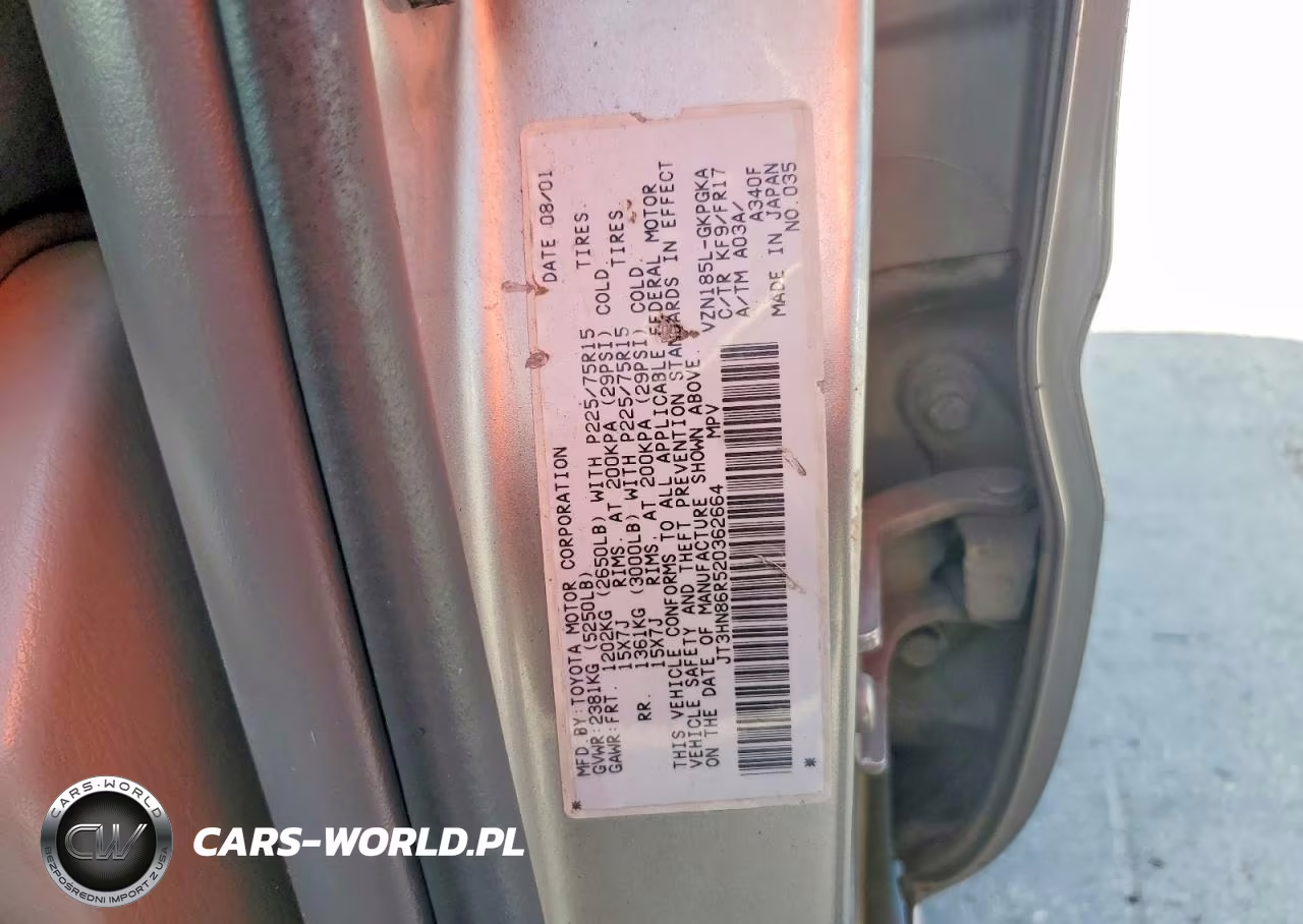 TOYOTA 4RUNNER SR VIN:JT3HN86R520362664 - 13