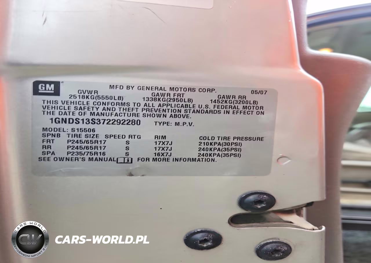 2007 Chevrolet Trailblazer Ls VIN:1GNDS13S372292280 - 13