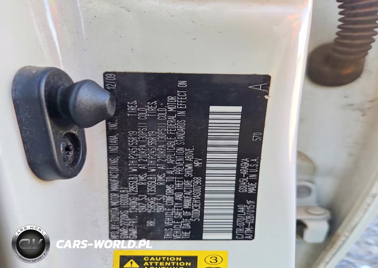 2010 Toyota Highlander Limited VIN:5TDDK3EH1AS007968 - 13