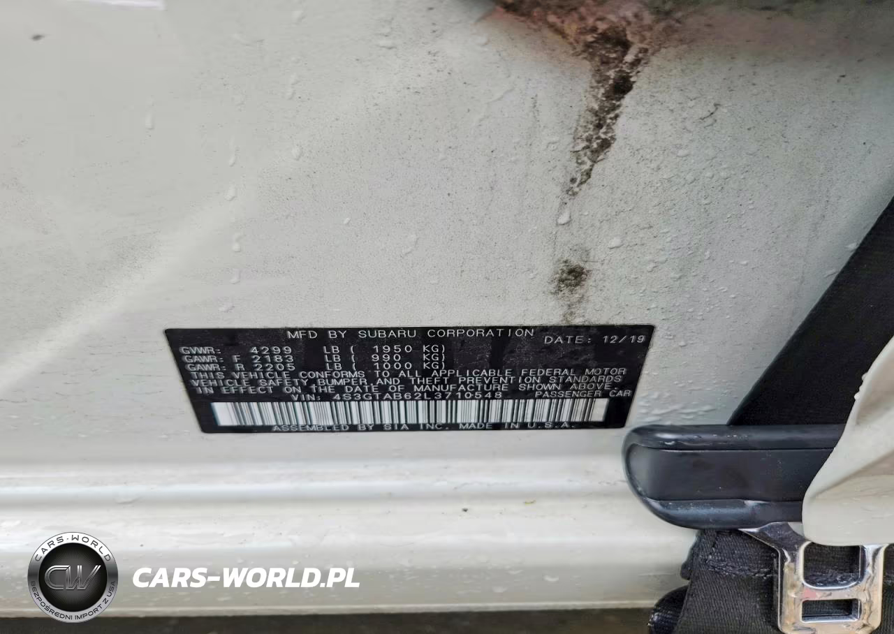 2020 Subaru Impreza VIN:4S3GTAB62L3710548 - 13