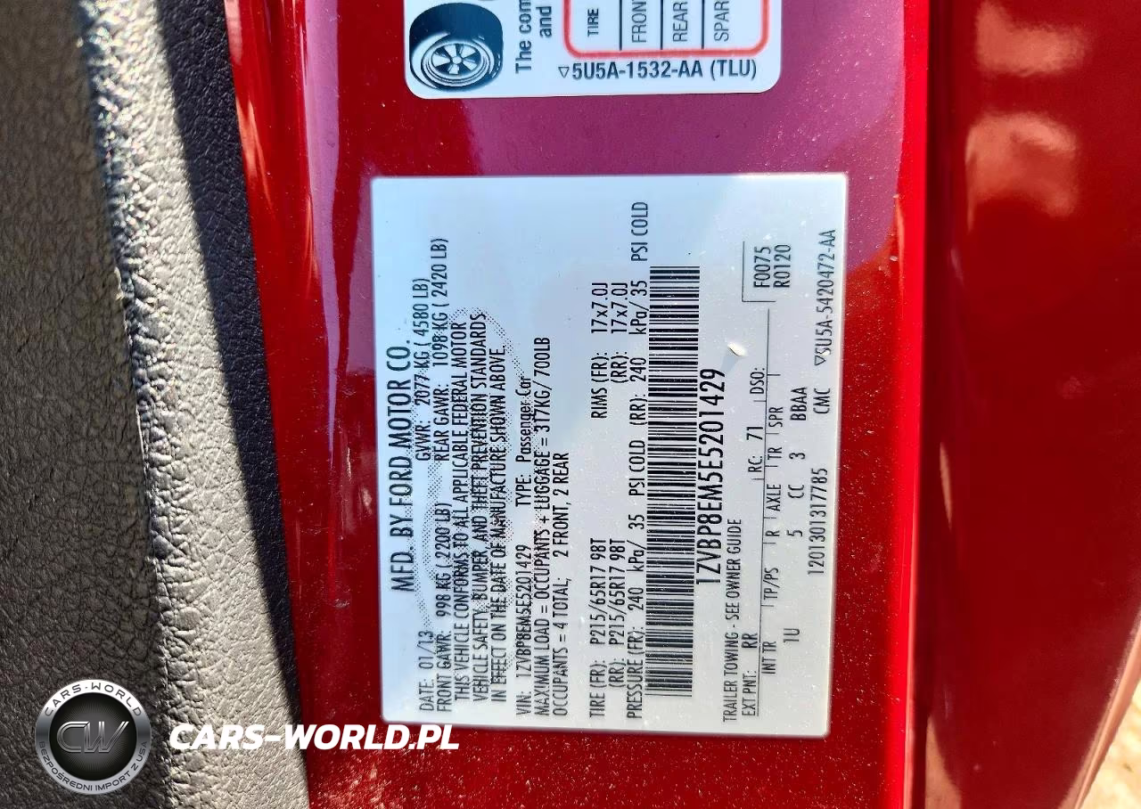 2014 Ford Mustang VIN:1ZVBP8EM5E5201429 - 12