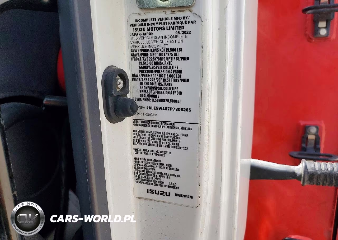 2023 Isuzu Nrr VIN:JALE5W167P7305265 - 11