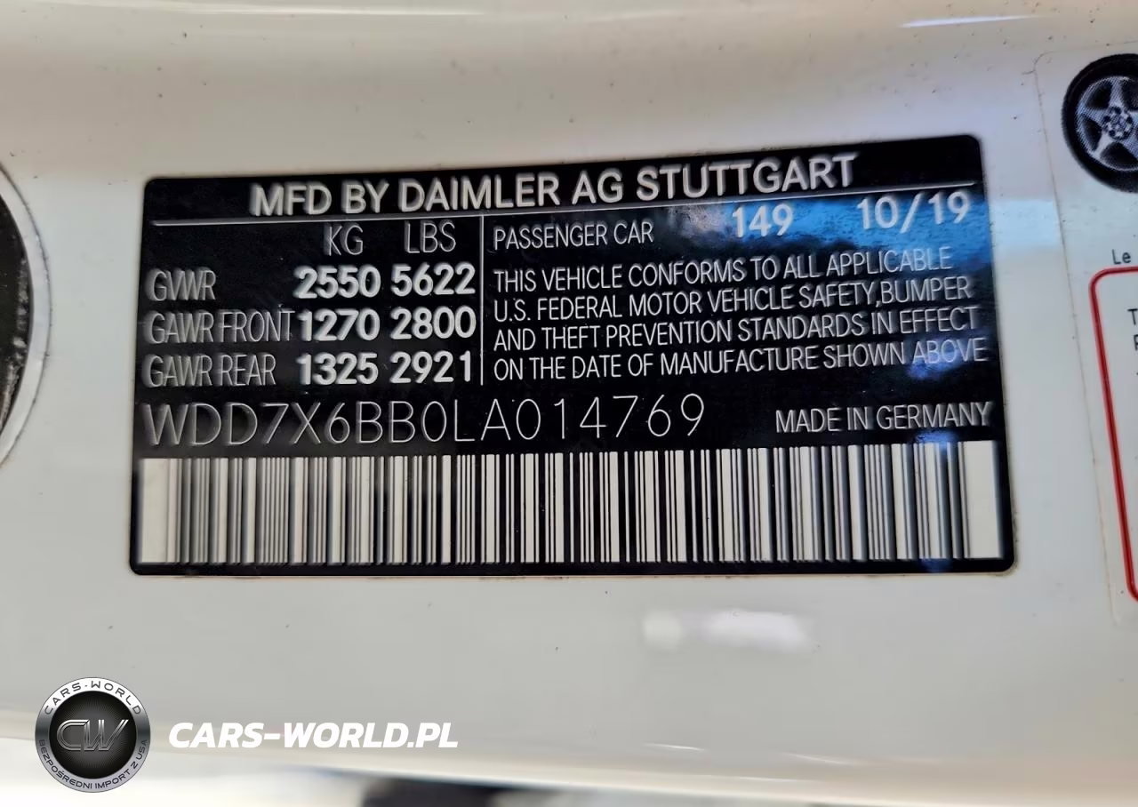 2020 Mercedes-Benz Amg Gt 53 VIN:WDD7X6BB0LA014769 - 13