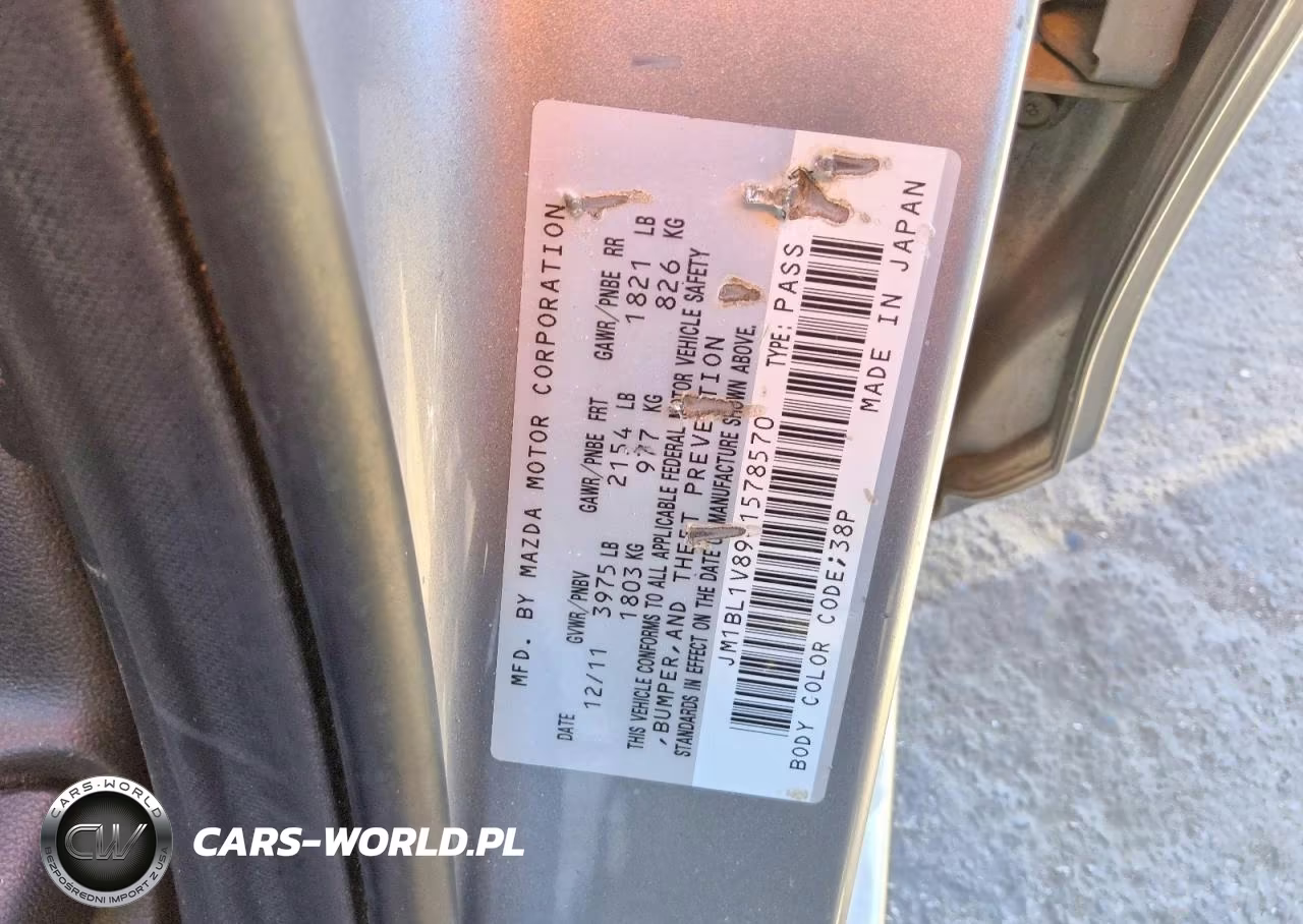 2012 Mazda 3 I VIN:JM1BL1V89C1578570 - 12
