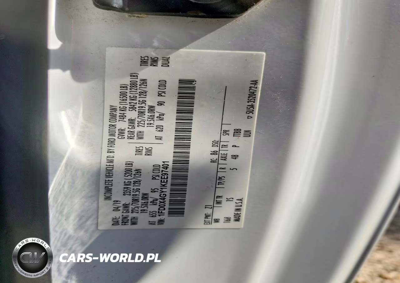 2019 Ford F450 Super Duty VIN:1FD0X4GY1KEE97401 - 13