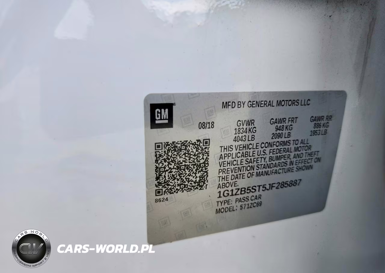 2018 Chevrolet Malibu Ls VIN:1G1ZB5ST5JF285887 - 12