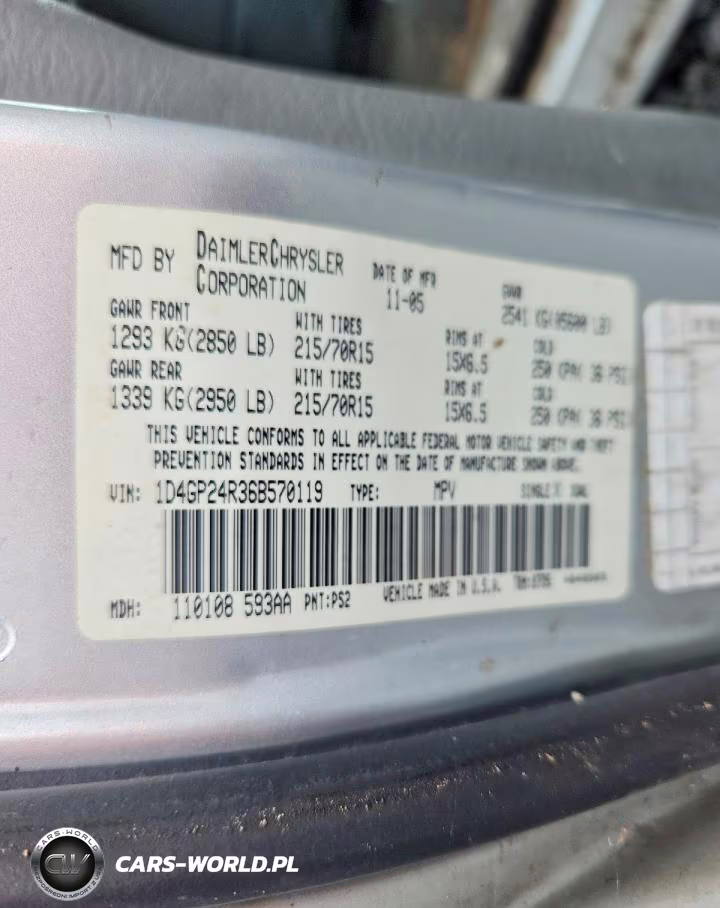 2006 Dodge Grand Caravan Se VIN:1D4GP24R36B570119 - 12