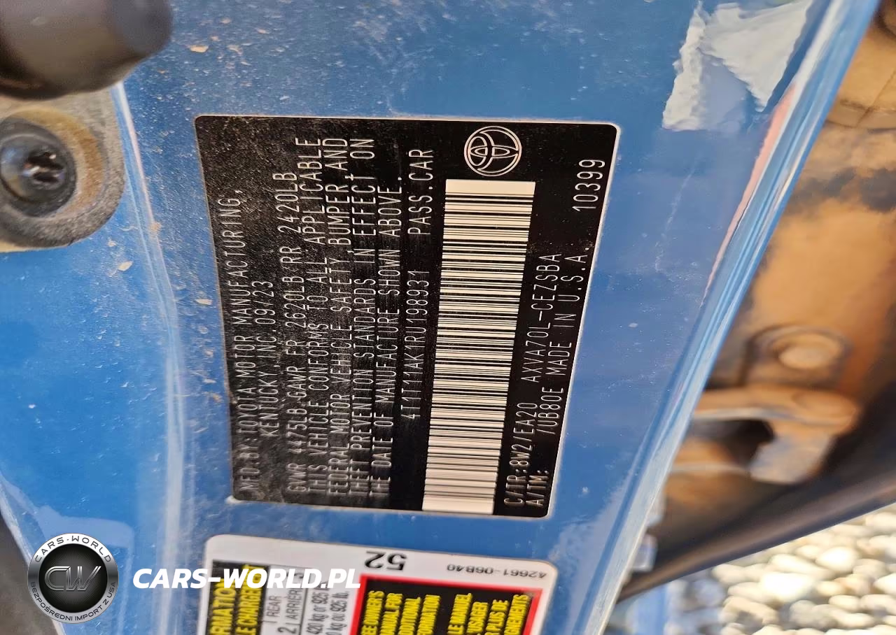 2024 Toyota Camry Se VIN:4T1T11AK1RU198931 - 12