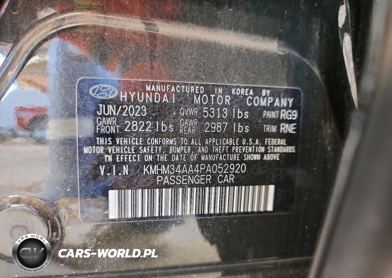 2023 Hyundai Ioniq 6 Sel VIN:KMHM34AA4PA052920 - 12