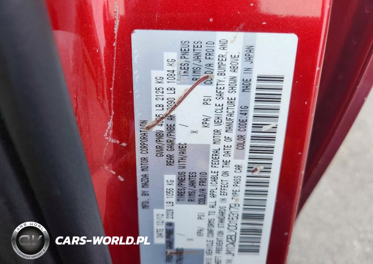 2013 Mazda 5 Sw Tou VIN:JM1CW2BLXD0153179 - 13