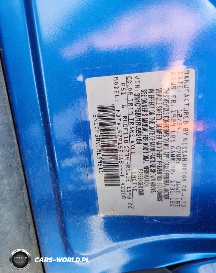 2024 Nissan Kicks VIN:3N1CP5BV1RL595104 - 14