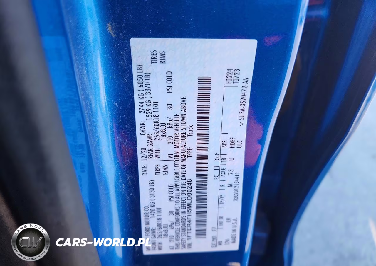 2021 Ford Ranger Xl VIN:1FTER4FH5MLD00248 - 13