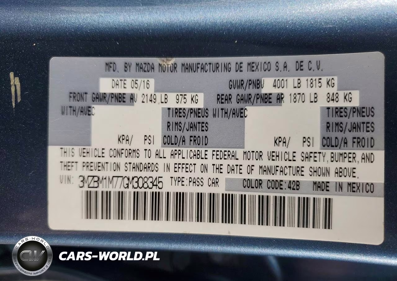 2016 Mazda 3 Touring VIN:3MZBM1M77GM308345 - 12