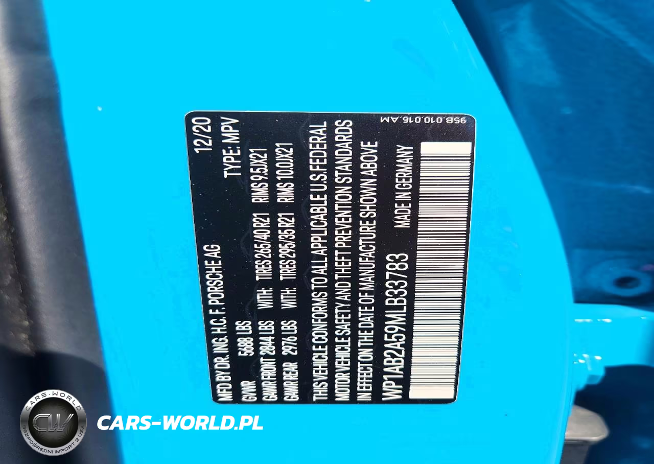 2021 Porsche Macan S VIN:WP1AB2A59MLB33783 - 14