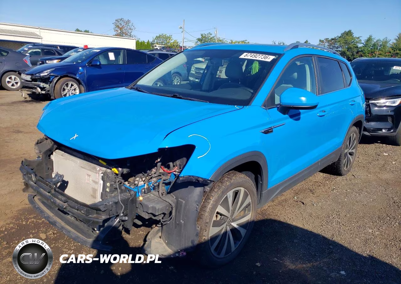 2022 Volkswagen Taos Se Iq Drive VIN:3VVLX7B26NM092950 - 1