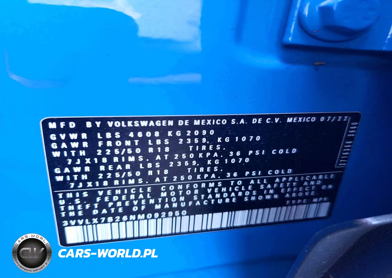 2022 Volkswagen Taos Se Iq Drive VIN:3VVLX7B26NM092950 - 13