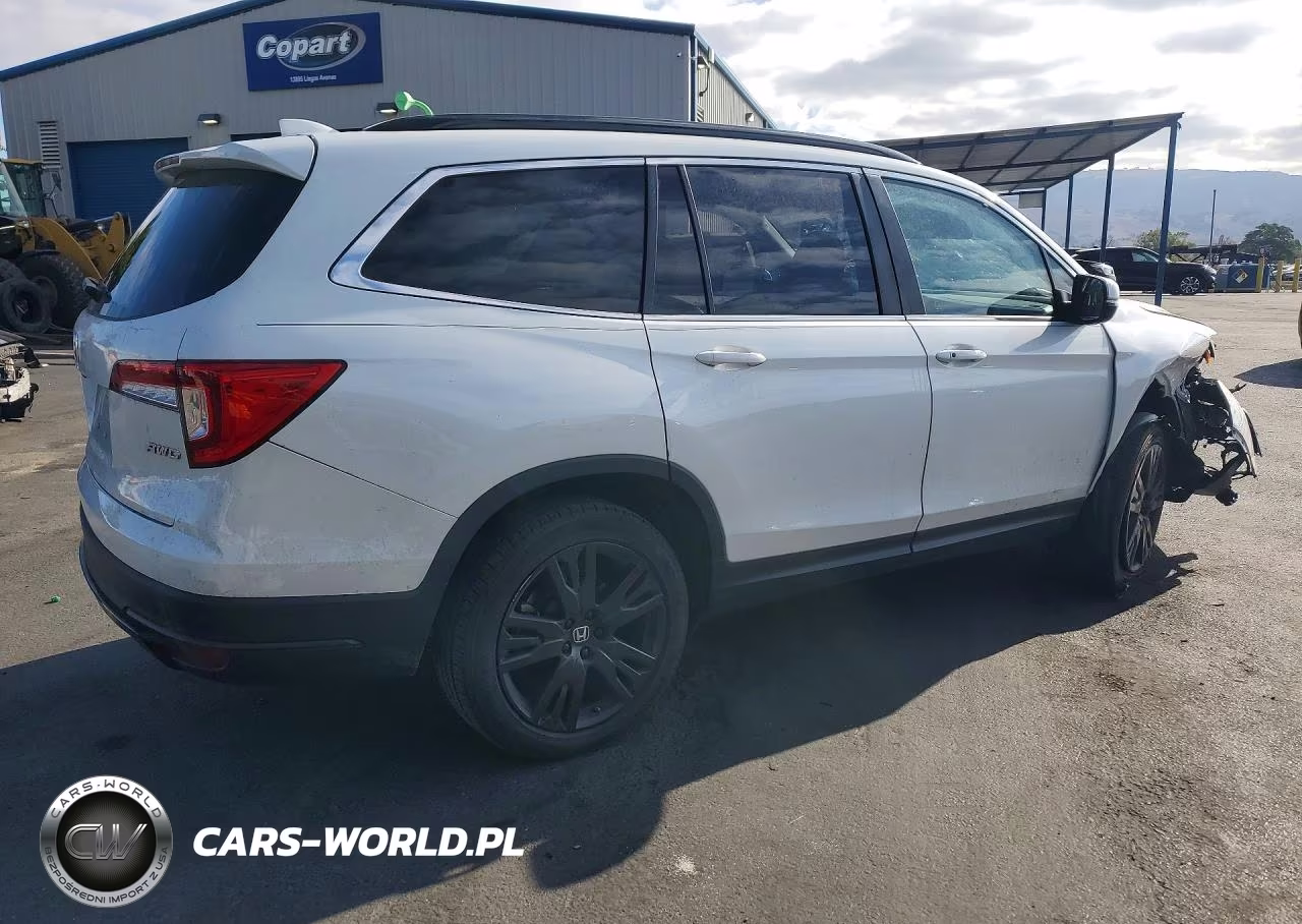 2022 Honda Pilot Se VIN:5FNYF6H20NB048777 - 3