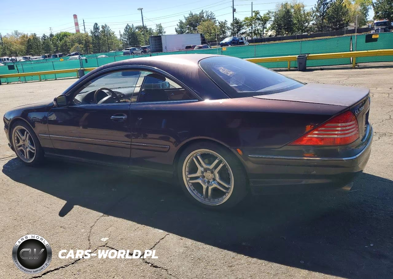 2000 Mercedes-Benz Cl 500 VIN:WDBPJ75JXYA001831 - 2