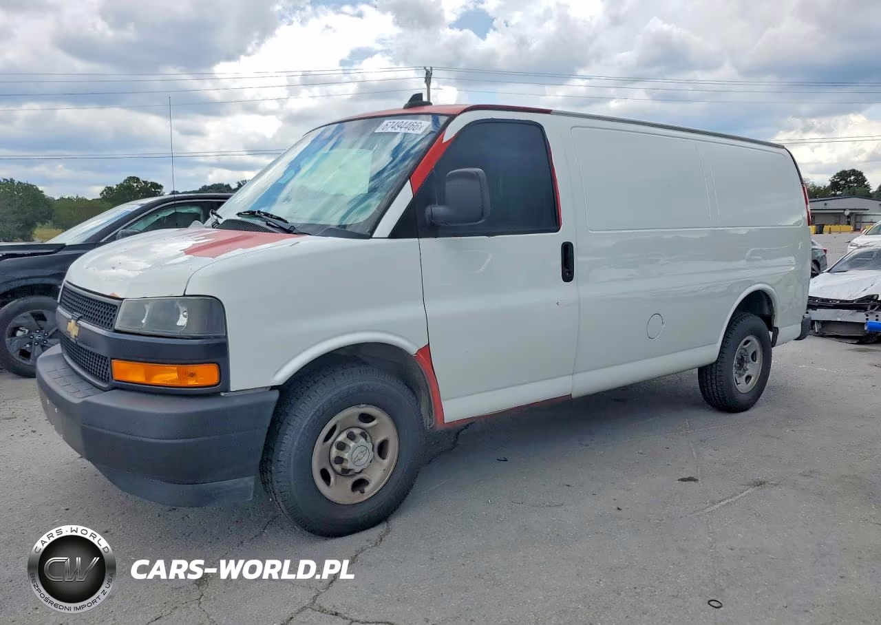 2019 Chevrolet Express 2500 Cargo Delivery Van VIN:1GCWGAFP3K1333211 - 1