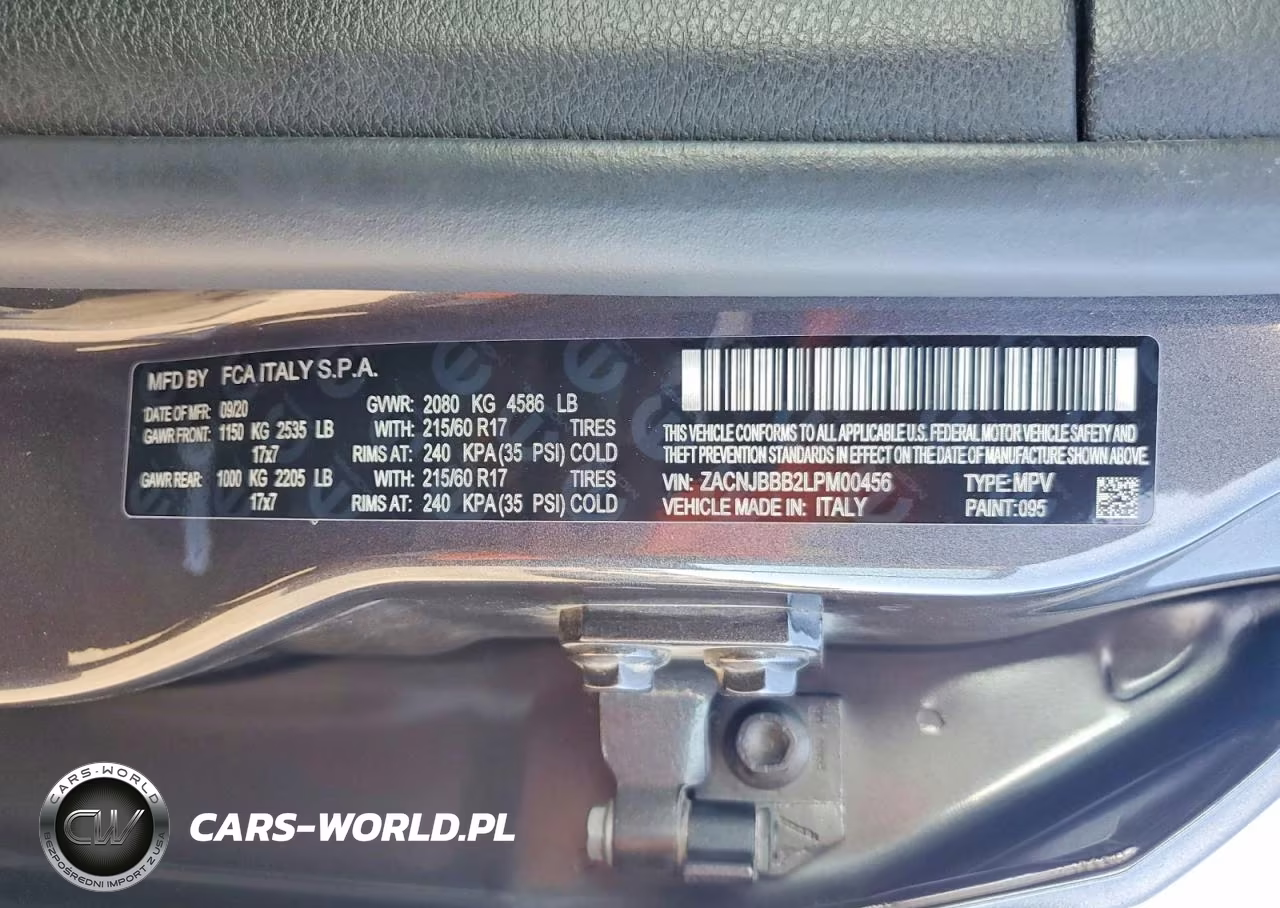 2020 Jeep Renegade Latitude VIN:ZACNJBBB2LPM00456 - 12