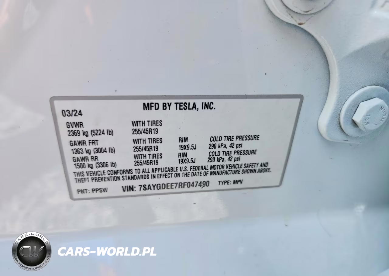 2024 Tesla Model Y VIN:7SAYGDEE7RF047490 - 13