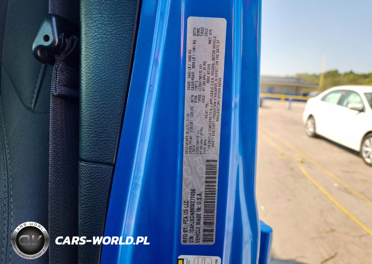 2022 Jeep Wrangler Unlimited Sport VIN:1C4HJXDN8NW277496 - 13