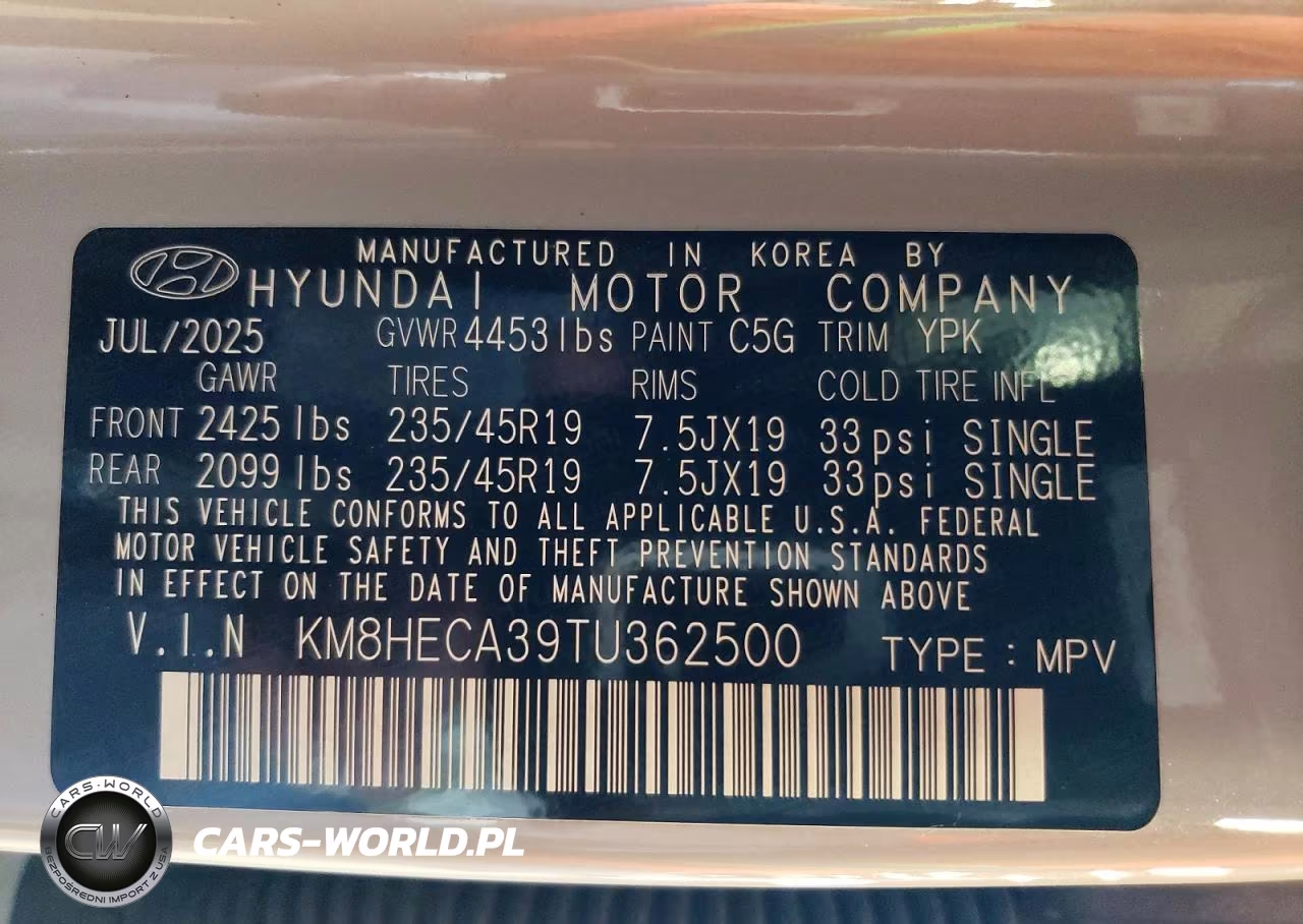 2026 Hyundai Kona Limited VIN:KM8HECA39TU362500 - 13
