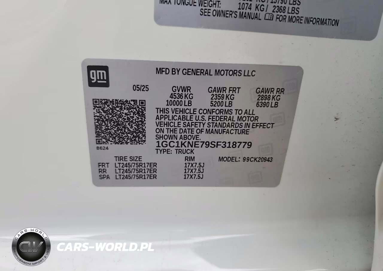 2025 Chevrolet Silverado K2500 Heavy Duty Lt VIN:1GC1KNE79SF318779 - 12