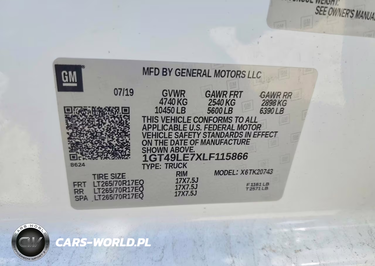 2020 GMC Sierra K2500 Heavy Duty VIN:1GT49LE7XLF115866 - 13