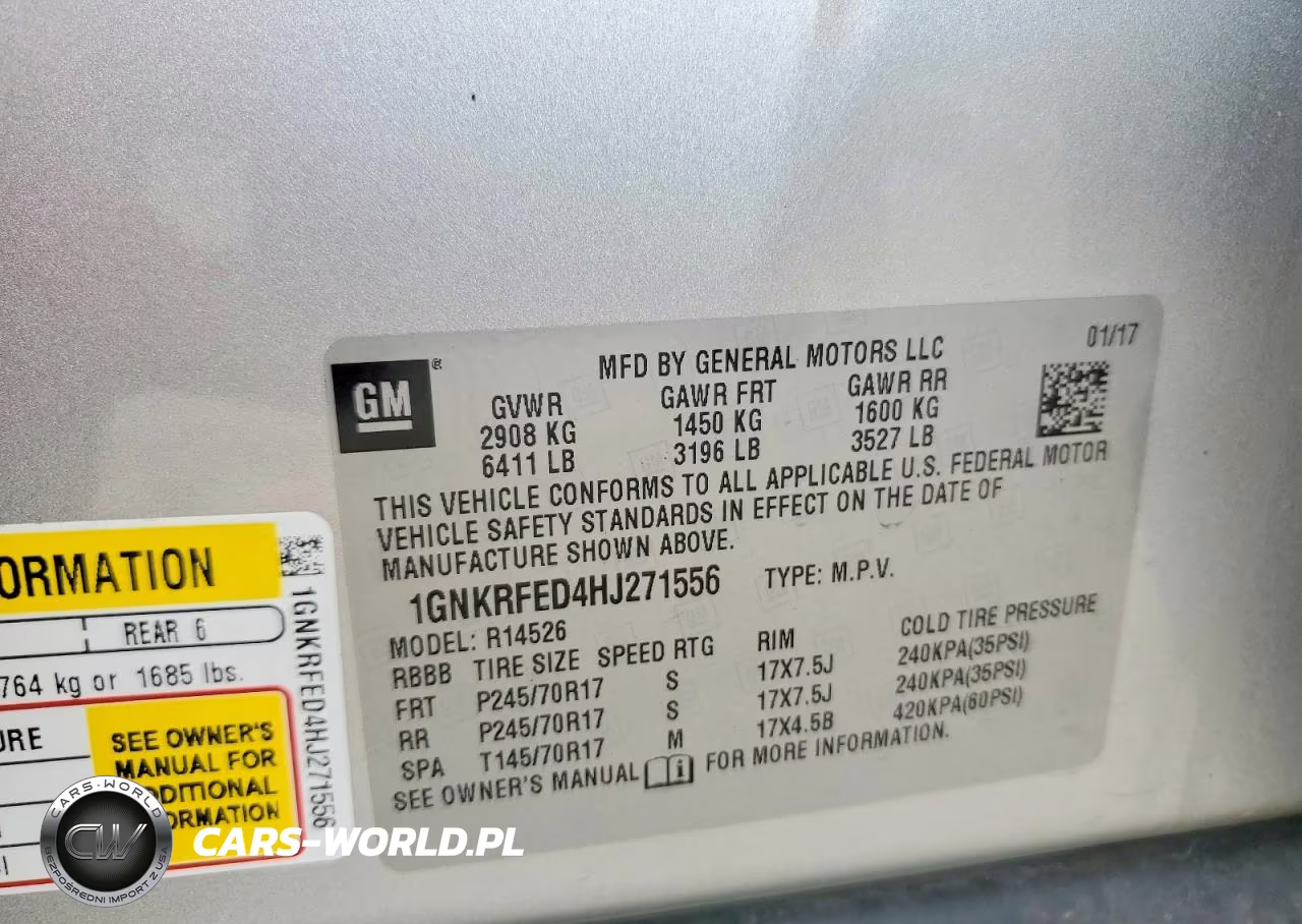 2017 Chevrolet Traverse Ls VIN:1GNKRFED4HJ271556 - 13