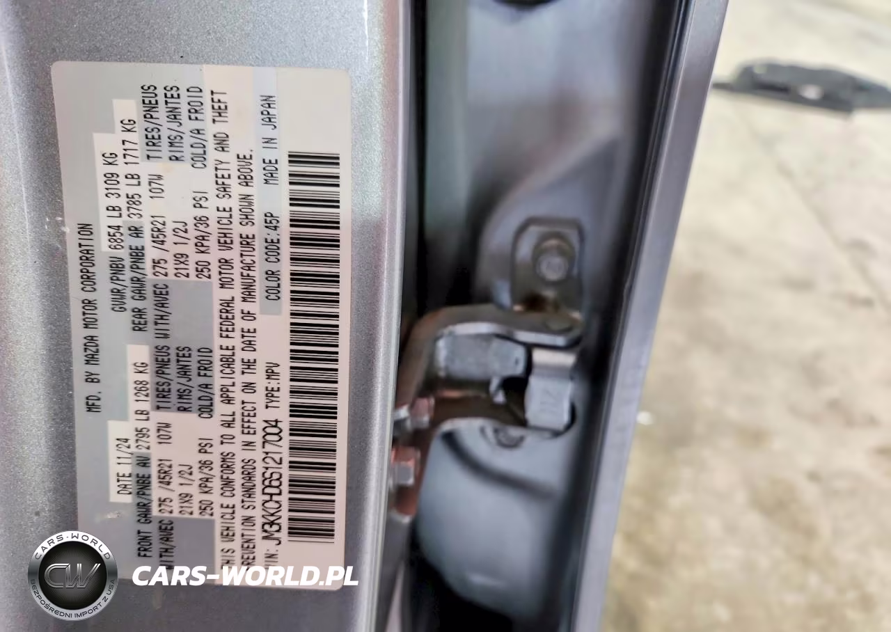 2025 Mazda Cx-90 Premium Sport VIN:JM3KKCHD6S1217004 - 14