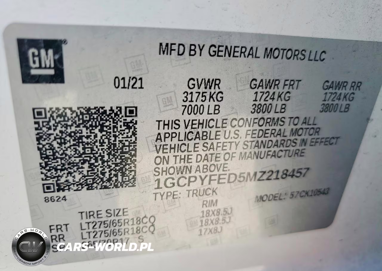 2021 Chevrolet Silverado K1500 Lt Trail Boss VIN:1GCPYFED5MZ218457 - 12