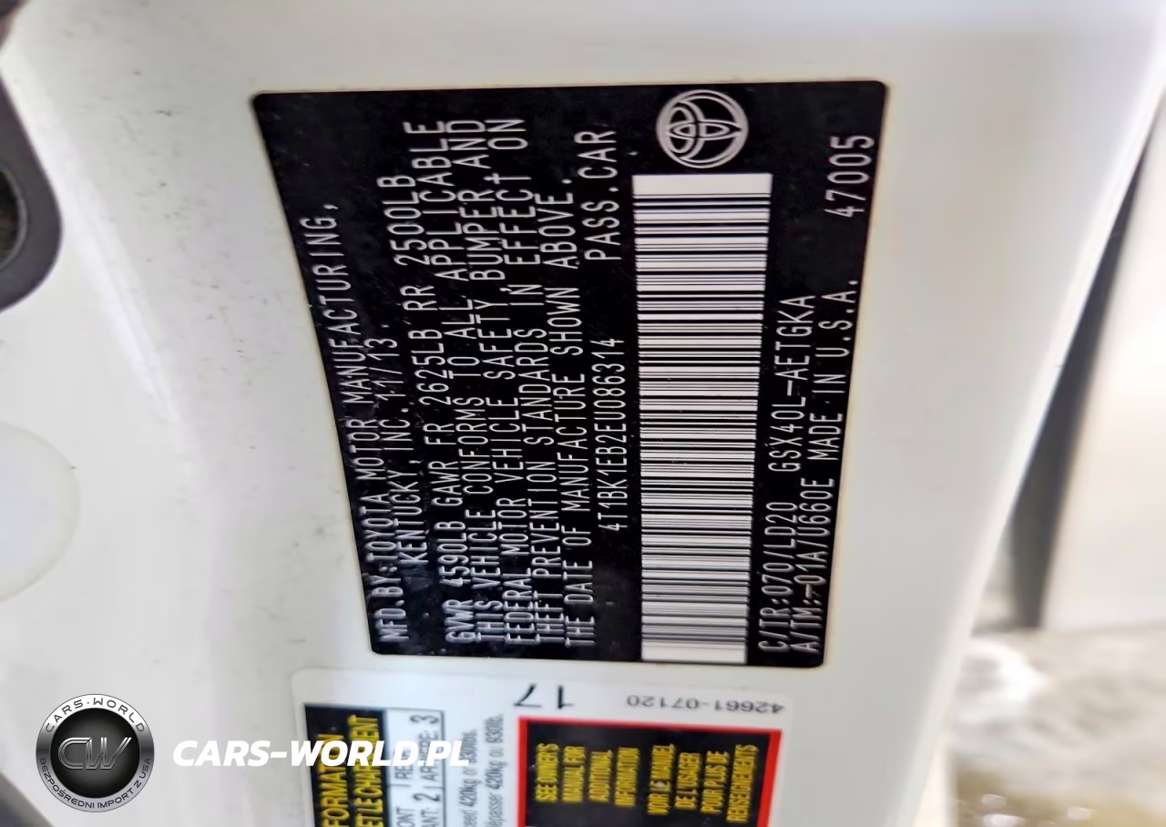 2014 Toyota Avalon Xle VIN:4T1BK1EB2EU086314 - 12