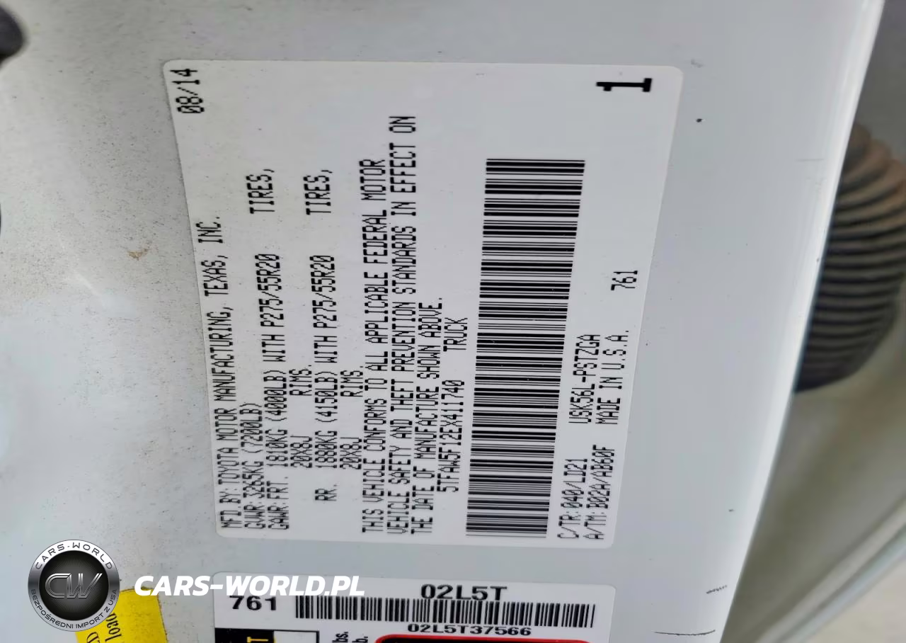 2014 Toyota Tundra Crewmax Platinum VIN:5TFAW5F12EX411740 - 12