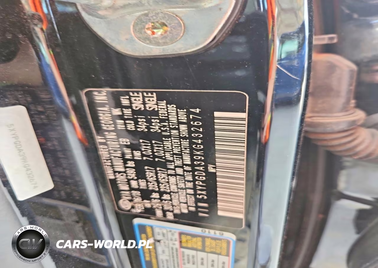 2019 Kia Sorento Lx VIN:5XYPGDA39KG432674 - 12