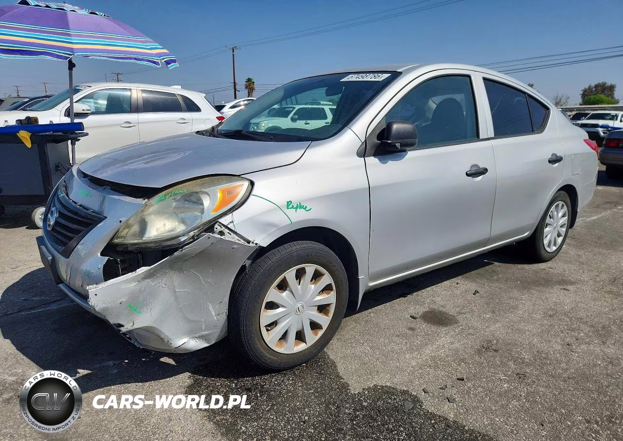 2014 Nissan Versa 1.6 S VIN:3N1CN7AP9EL850936 - 1