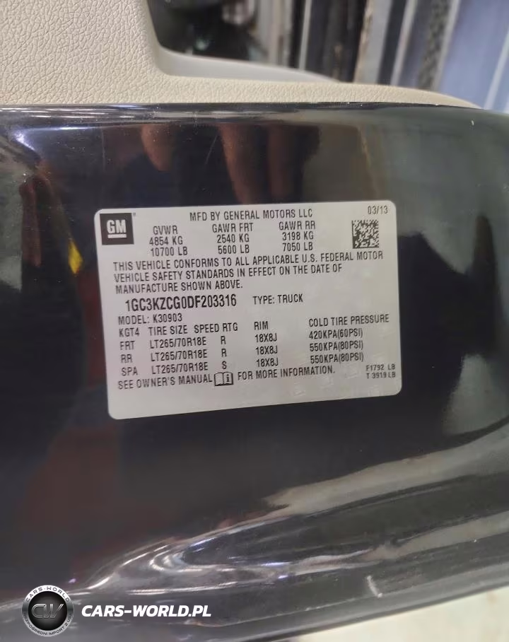2013 Chevrolet Silverado K3500 VIN:1GC3KZCG0DF203316 - 12
