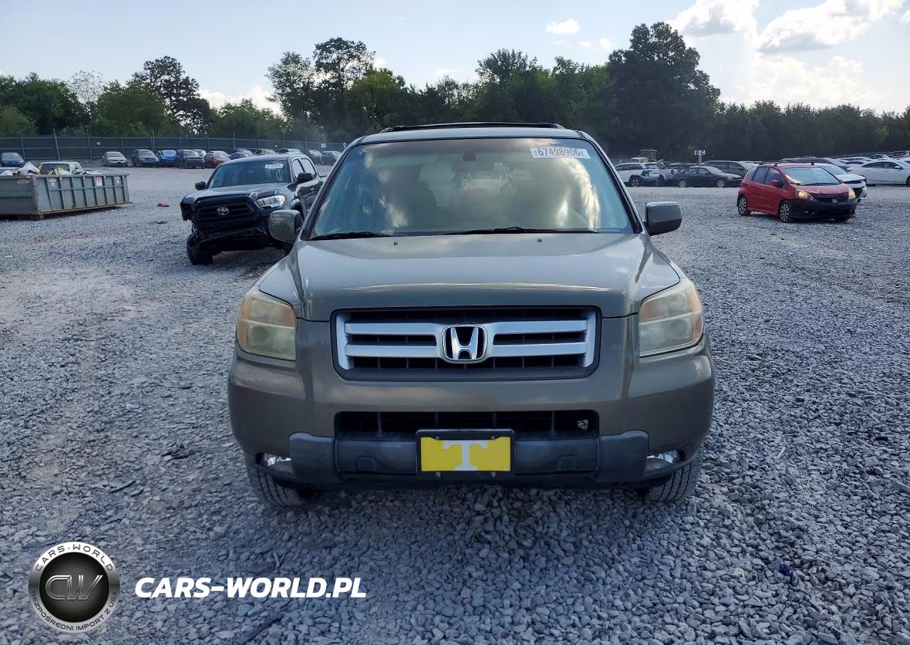 2008 Honda Pilot Ex VIN:5FNYF18448B025978 - 5