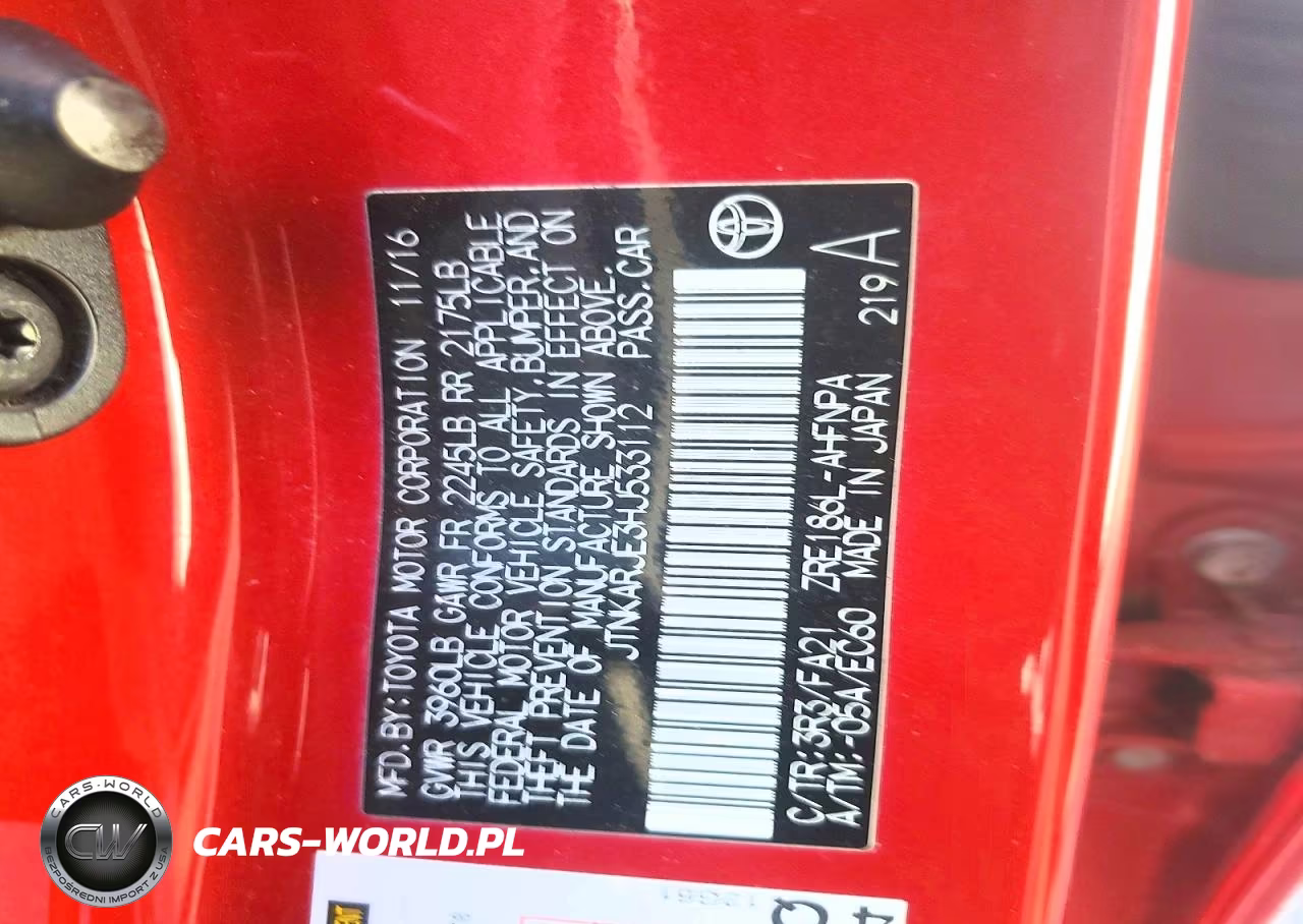 2017 Toyota Corolla Im Base VIN:JTNKARJE3HJ533112 - 12