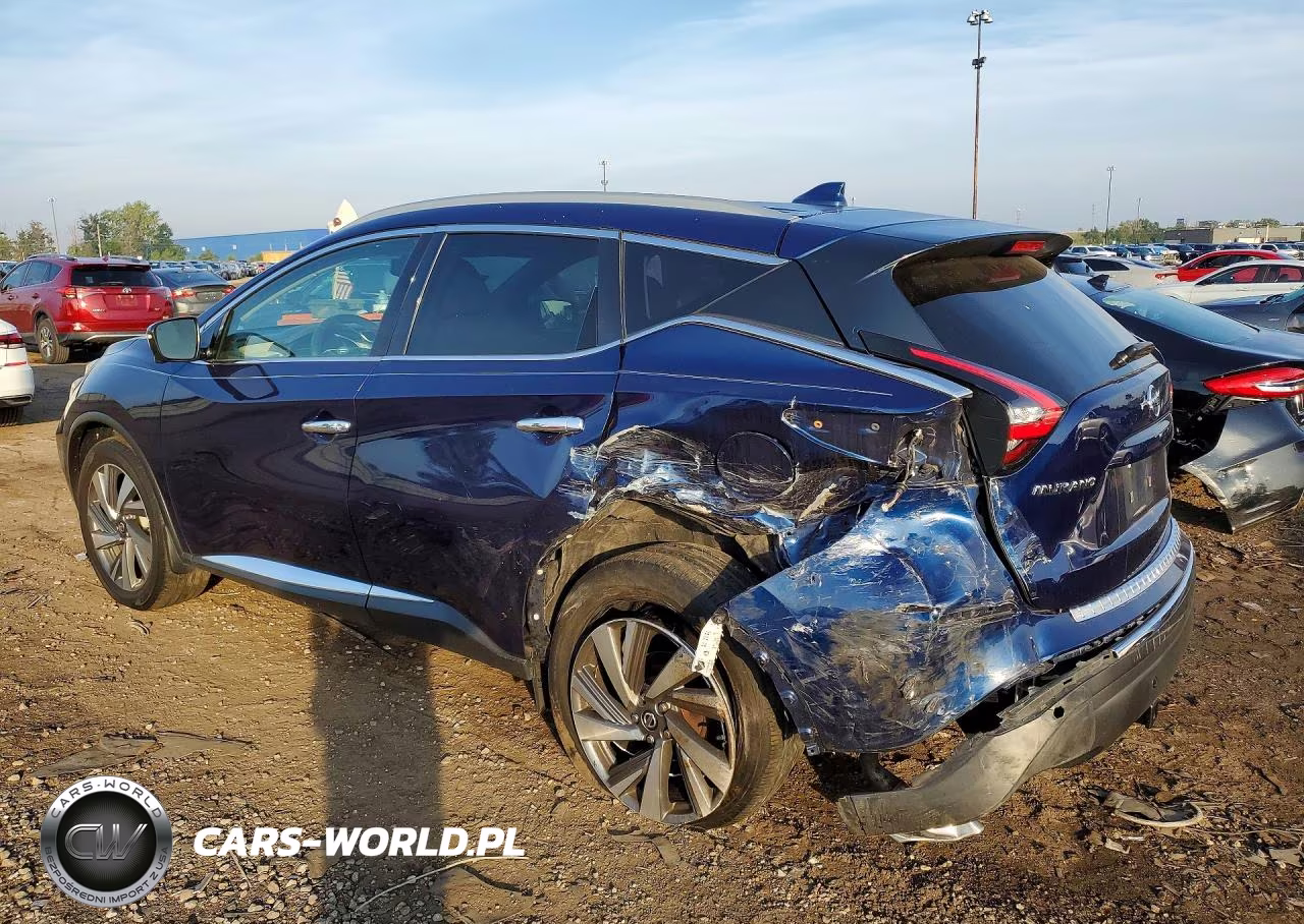 2019 Nissan Murano Sl VIN:5N1AZ2MS5KN143223 - 2
