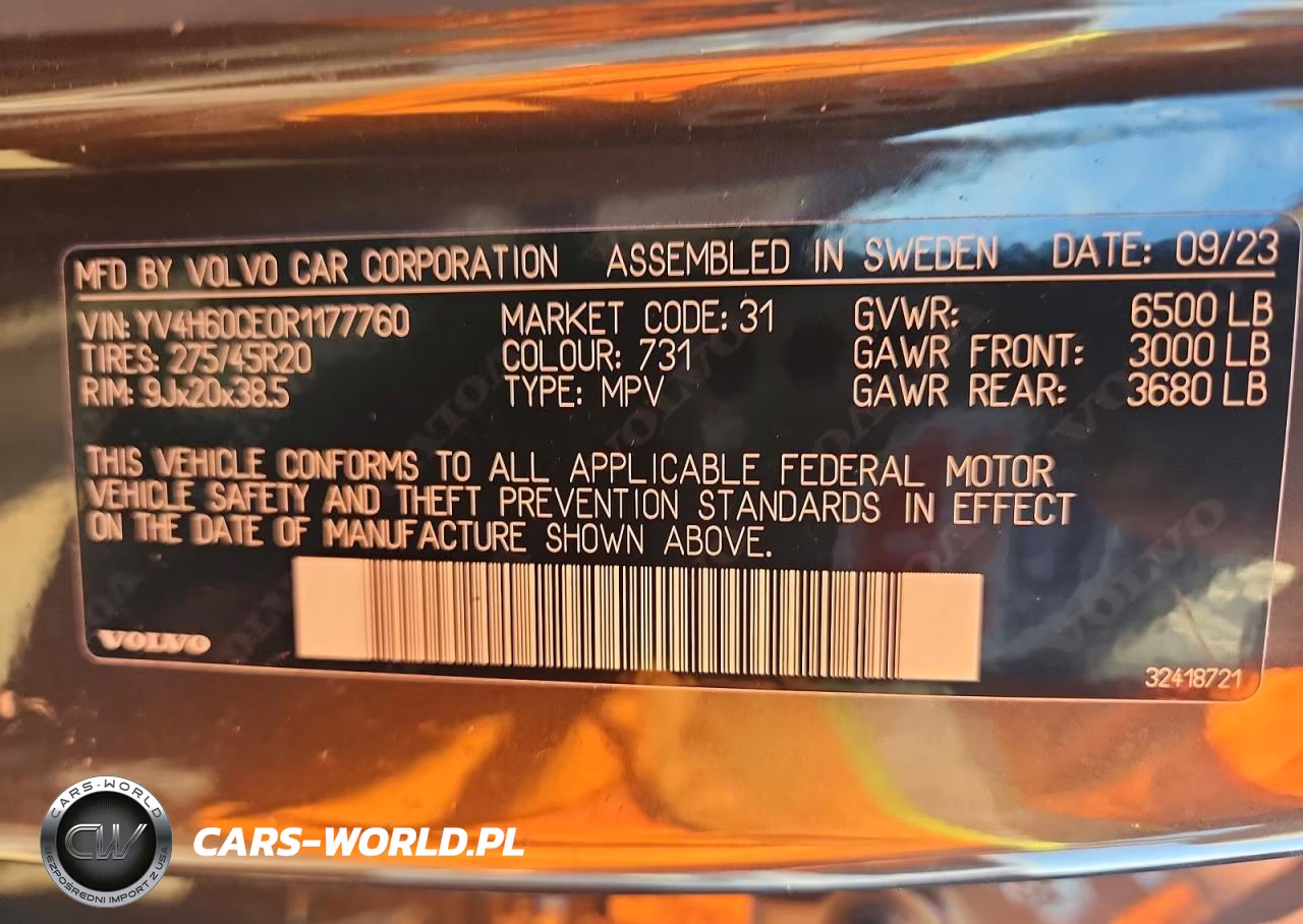 2024 Volvo Xc90 Plus VIN:YV4H60CE0R1177760 - 13