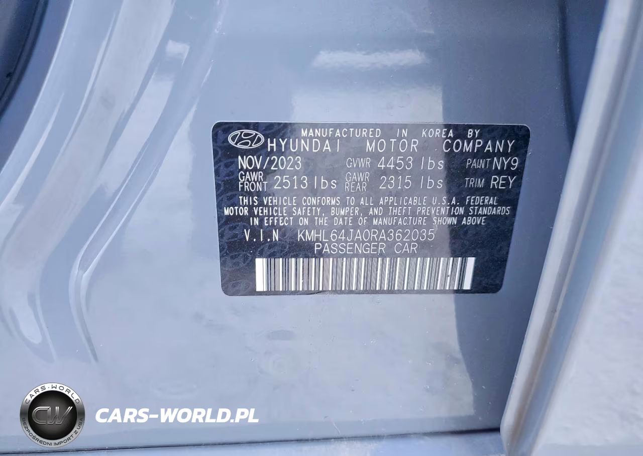 2024 Hyundai Sonata Sel VIN:KMHL64JA0RA362035 - 12