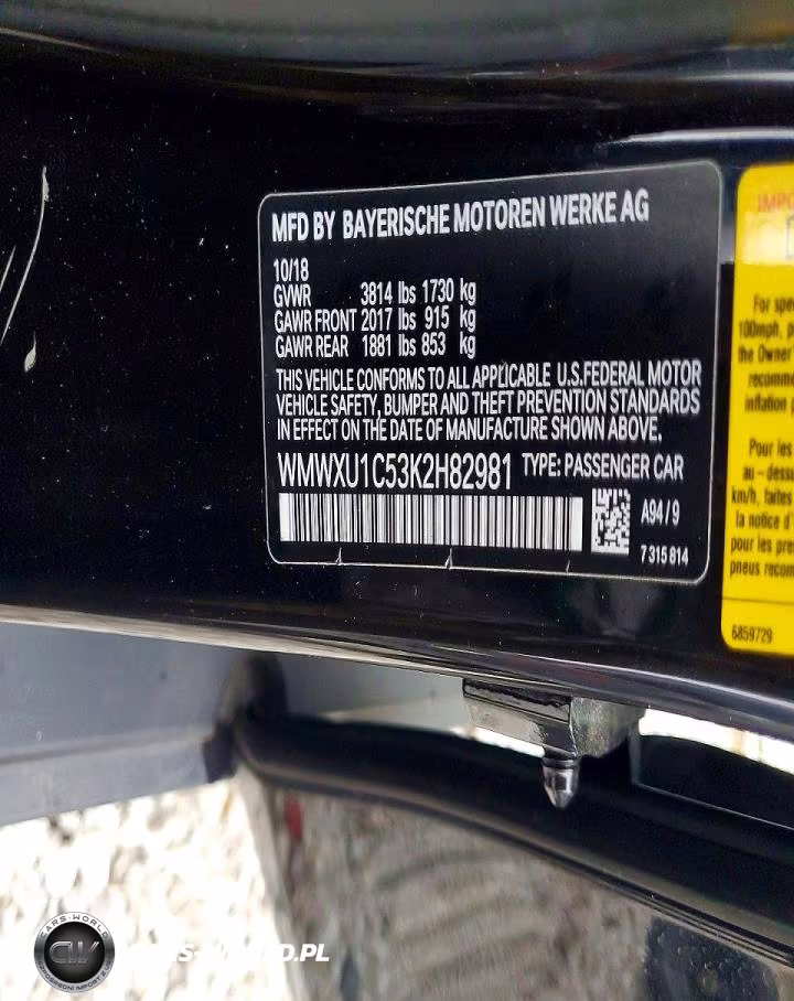 2019 Mini Cooper VIN:WMWXU1C53K2H82981 - 12