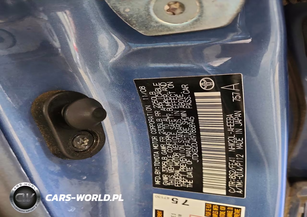 2009 Toyota Prius Base VIN:JTDKB20U497868945 - 12