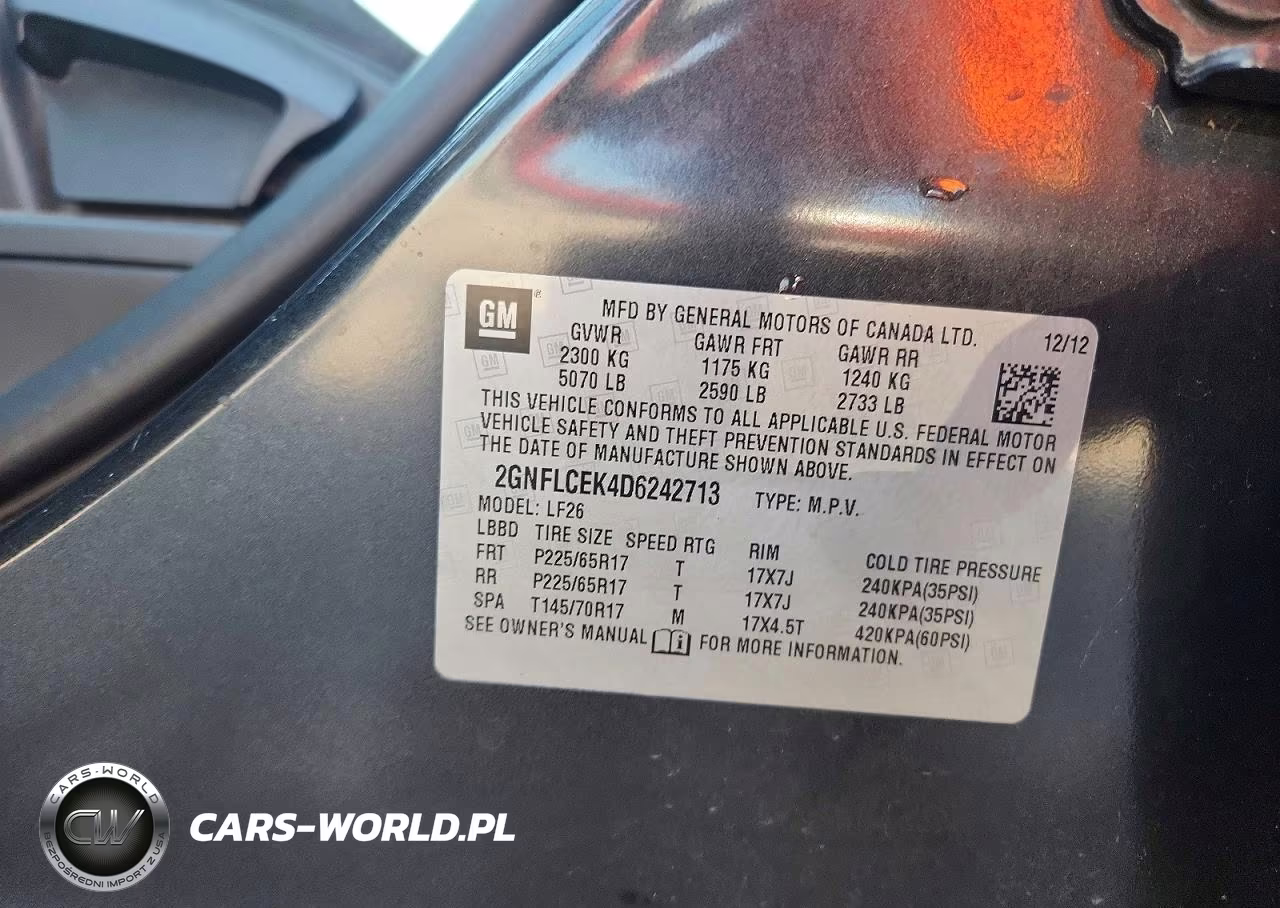 2013 Chevrolet Equinox Ls VIN:2GNFLCEK4D6242713 - 13