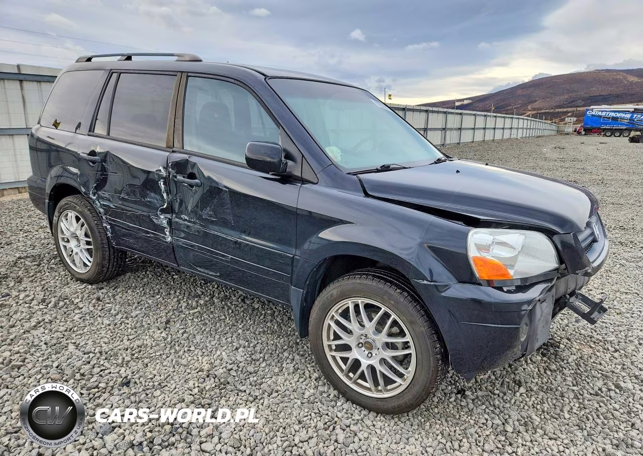 2005 Honda Pilot Exl VIN:2HKYF18795H559579 - 4
